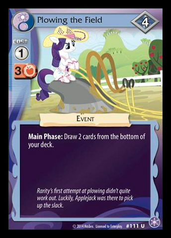 Plowing the Field (FOIL)